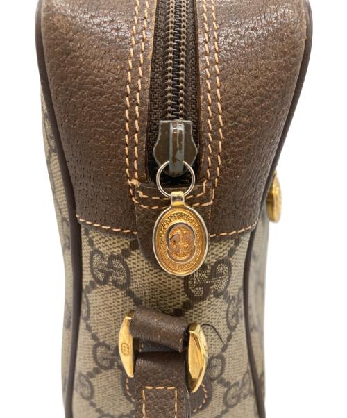 GUCCI（グッチ）GUCCI (グッチ) ショルダーバッグ ベージュ×ブラウンの古着・服飾アイテム