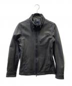 NICOLE CLUB FOR MENニコルクラブフォーメン）の古着「レザージャケット」｜ブラック