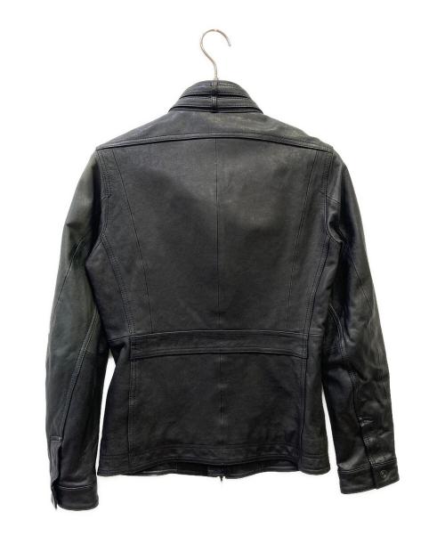 NICOLE CLUB FOR MEN（ニコルクラブフォーメン）NICOLE CLUB FOR MEN (ニコルクラブフォーメン) レザージャケット ブラック サイズ:46の古着・服飾アイテム