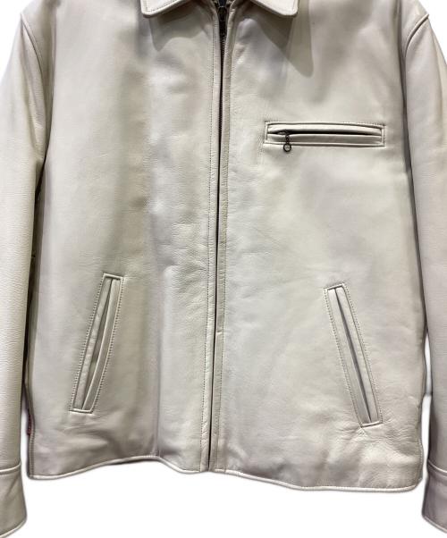 BEN DAVIS（ベンデイビス）BEN DAVIS (ベンデイビス) レザージャケット ベージュ サイズ:Mの古着・服飾アイテム