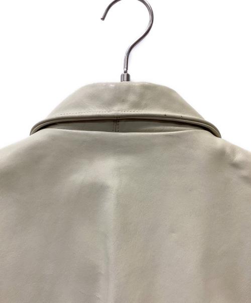 BEN DAVIS（ベンデイビス）BEN DAVIS (ベンデイビス) レザージャケット ベージュ サイズ:Mの古着・服飾アイテム