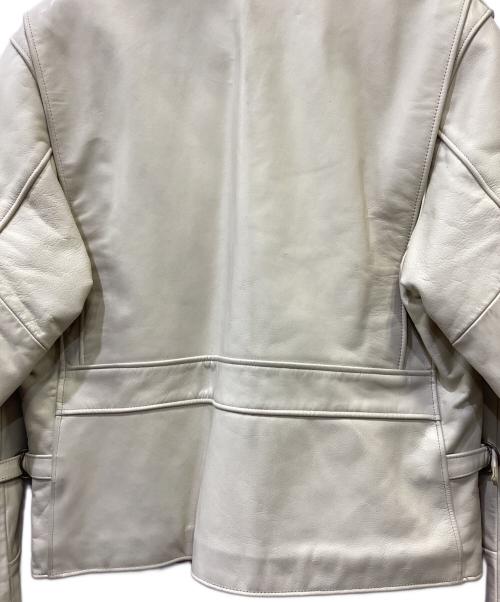 BEN DAVIS（ベンデイビス）BEN DAVIS (ベンデイビス) レザージャケット ベージュ サイズ:Mの古着・服飾アイテム