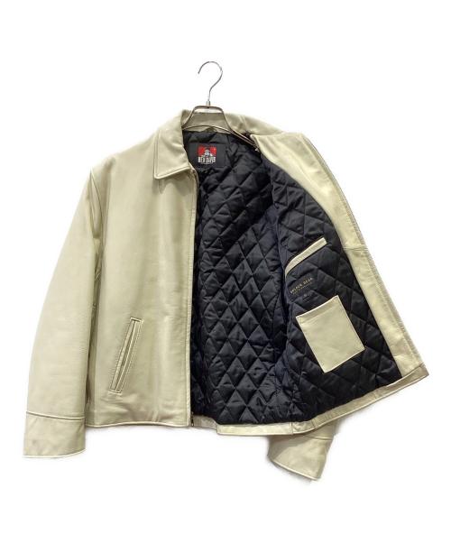 BEN DAVIS（ベンデイビス）BEN DAVIS (ベンデイビス) レザージャケット ベージュ サイズ:Mの古着・服飾アイテム