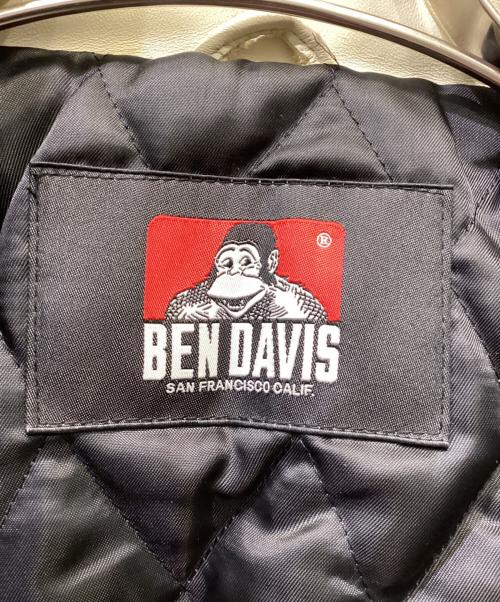 BEN DAVIS（ベンデイビス）BEN DAVIS (ベンデイビス) レザージャケット ベージュ サイズ:Mの古着・服飾アイテム