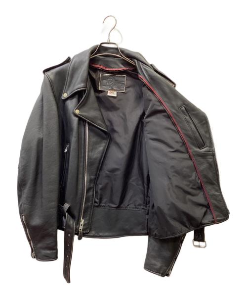BRANDED GARMENTS（ブランデッドガーメンツ）BRANDED GARMENTS (ブランデッドガーメンツ) レザーライダースジャケット ブラック サイズ:42の古着・服飾アイテム