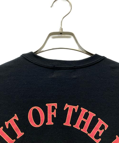 FRUIT OF THE LOOM（フルーツオブザルーム）FRUIT OF THE LOOM (フルーツオブザルーム) クルーネックスウェット ブラック サイズ:Mの古着・服飾アイテム