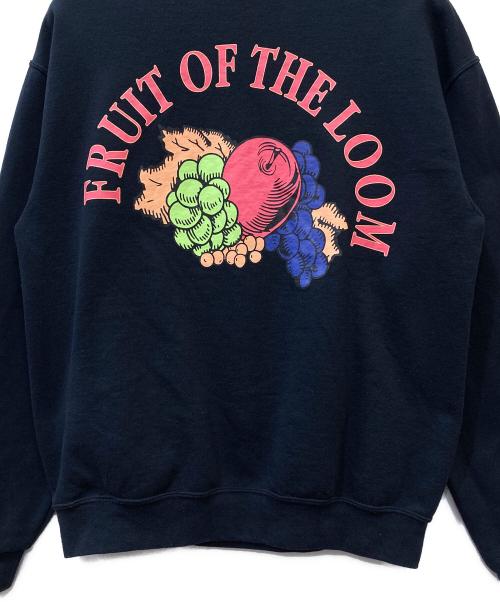 FRUIT OF THE LOOM（フルーツオブザルーム）FRUIT OF THE LOOM (フルーツオブザルーム) クルーネックスウェット ブラック サイズ:Mの古着・服飾アイテム