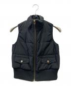 BURBERRY BLUE LABELバーバリーロンドンブルーレーベル）の古着「中綿ベスト」｜ブラック