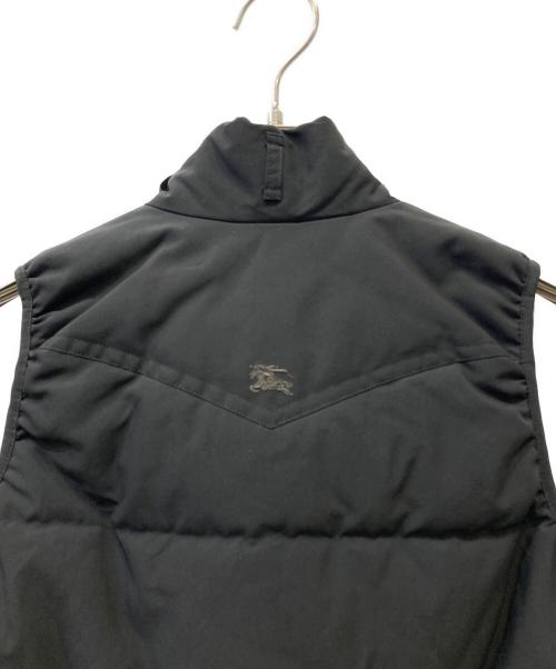 BURBERRY BLUE LABEL（バーバリーロンドンブルーレーベル）BURBERRY BLUE LABEL (バーバリーロンドンブルーレーベル) 中綿ベスト ブラック サイズ:38の古着・服飾アイテム