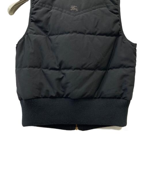 BURBERRY BLUE LABEL（バーバリーロンドンブルーレーベル）BURBERRY BLUE LABEL (バーバリーロンドンブルーレーベル) 中綿ベスト ブラック サイズ:38の古着・服飾アイテム