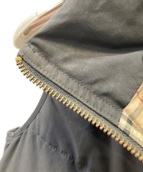 BURBERRY BLUE LABEL（バーバリーロンドンブルーレーベル）BURBERRY BLUE LABEL (バーバリーロンドンブルーレーベル) 中綿ベスト ブラック サイズ:38の古着・服飾アイテム