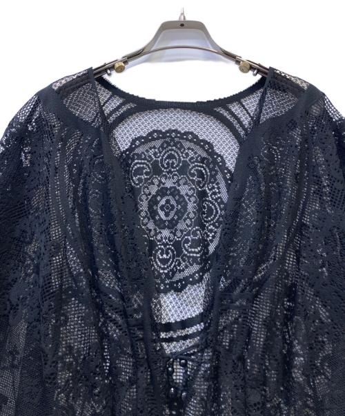 Mame Kurogouchi（マメクロゴウチ）Mame Kurogouchi (マメクロゴウチ) レースカーディガン ブラック サイズ:Fの古着・服飾アイテム