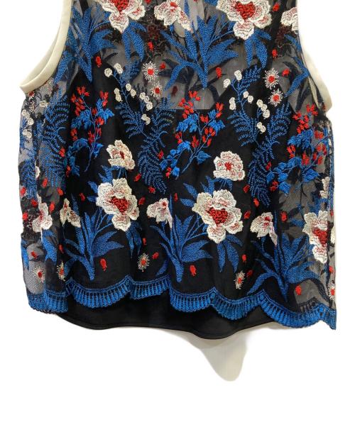 Mame Kurogouchi（マメクロゴウチ）Mame Kurogouchi (マメクロゴウチ) ノースリーブカットソー ブラック サイズ:1の古着・服飾アイテム