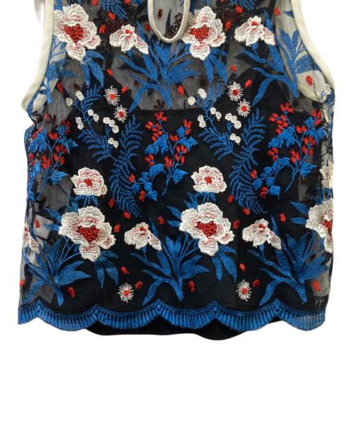 Mame Kurogouchi（マメクロゴウチ）Mame Kurogouchi (マメクロゴウチ) ノースリーブカットソー ブラック サイズ:1の古着・服飾アイテム