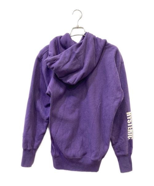 Hysteric Glamour（ヒステリックグラマー）Hysteric Glamour (ヒステリックグラマー) プルオーバーパーカー パープル サイズ:Mの古着・服飾アイテム