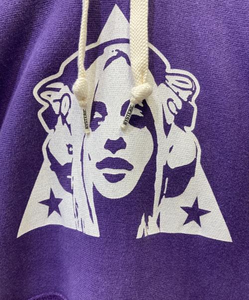 Hysteric Glamour（ヒステリックグラマー）Hysteric Glamour (ヒステリックグラマー) プルオーバーパーカー パープル サイズ:Mの古着・服飾アイテム
