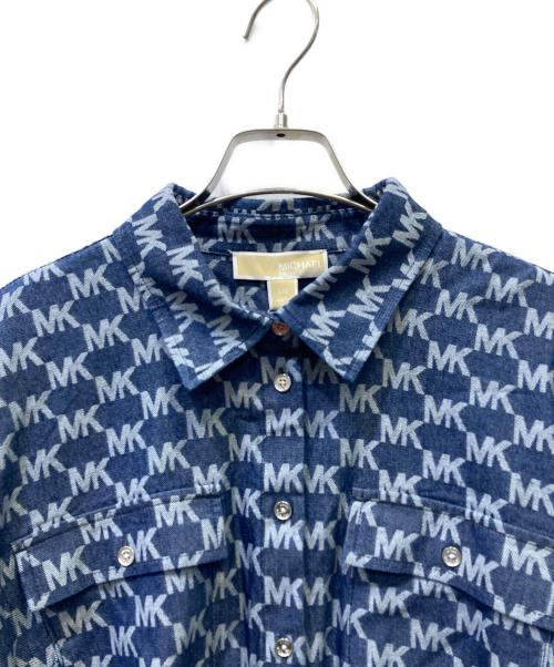 MICHAEL KORS（マイケル・コース）MICHAEL KORS (マイケル・コース) 長袖シャツ ネイビー サイズ:Freeの古着・服飾アイテム