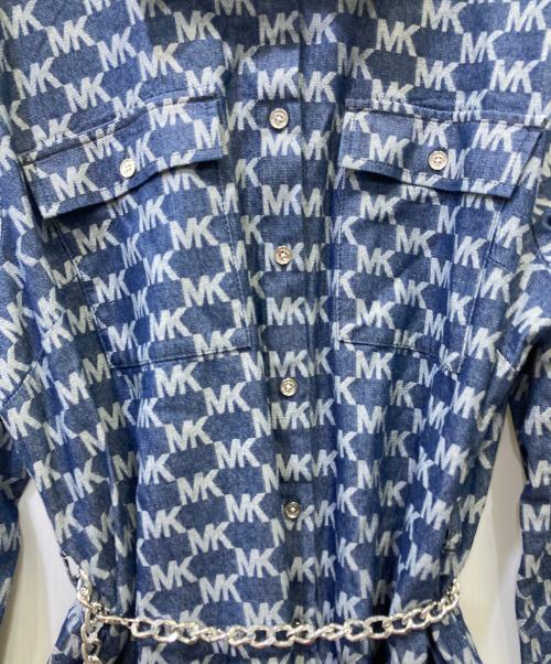 MICHAEL KORS（マイケル・コース）MICHAEL KORS (マイケル・コース) 長袖シャツ ネイビー サイズ:Freeの古着・服飾アイテム