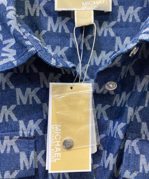MICHAEL KORS（マイケル・コース）MICHAEL KORS (マイケル・コース) 長袖シャツ ネイビー サイズ:Freeの古着・服飾アイテム