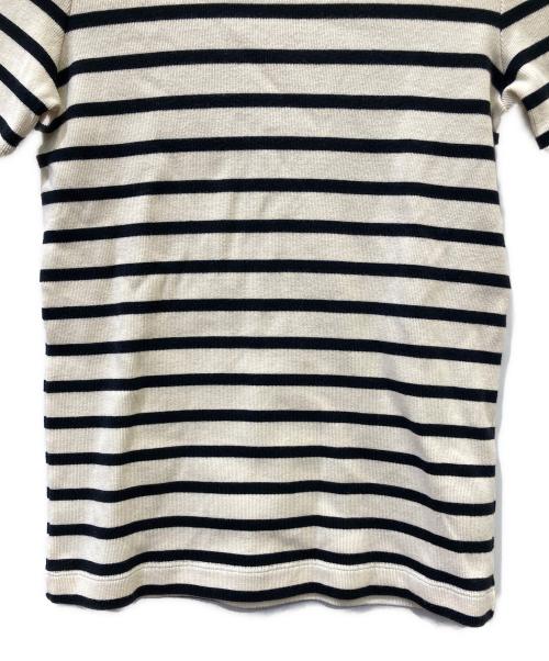 JIL SANDER+（ジルサンダープラス）JIL SANDER+ (ジルサンダープラス) 半袖カットソー アイボリー×ブラック サイズ:XSの古着・服飾アイテム