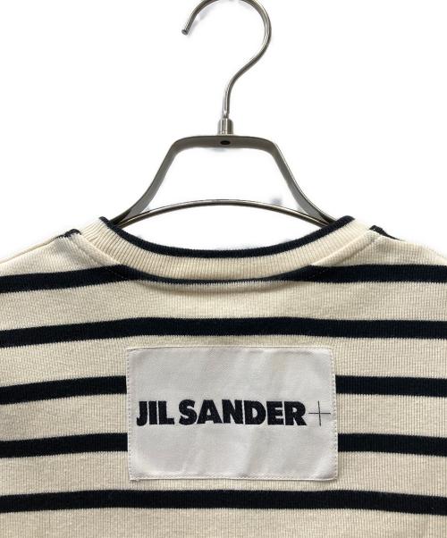 JIL SANDER+（ジルサンダープラス）JIL SANDER+ (ジルサンダープラス) 半袖カットソー アイボリー×ブラック サイズ:XSの古着・服飾アイテム