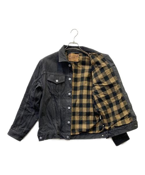 tropical hell（トロピカルヘル）tropical hell (トロピカルヘル) デニムジャケット ブラック サイズ:Lの古着・服飾アイテム