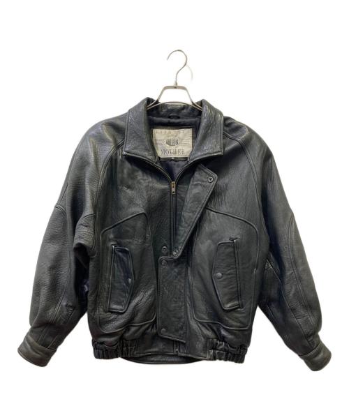 HARAJUKU MOTHER（ハラジュクマザー）HARAJUKU MOTHER (ハラジュクマザー) レザージャケット ブラック サイズ:Mの古着・服飾アイテム