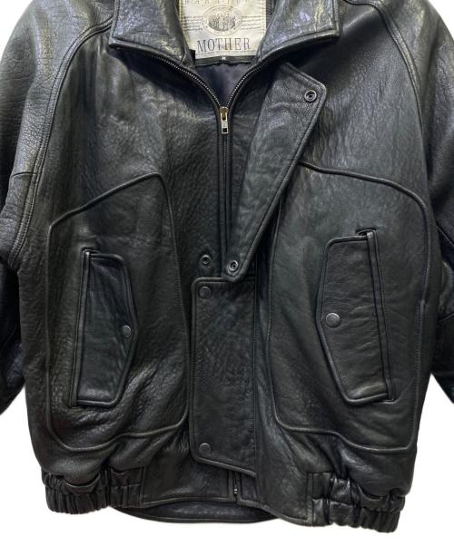 HARAJUKU MOTHER（ハラジュクマザー）HARAJUKU MOTHER (ハラジュクマザー) レザージャケット ブラック サイズ:Mの古着・服飾アイテム