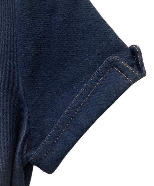 BURBERRY BLUE LABEL（バーバリー ブルー レーベル）BURBERRY BLUE LABEL (バーバリーロンドンブルーレーベル) 半袖ワンピース インディゴ サイズ:Mの古着・服飾アイテム