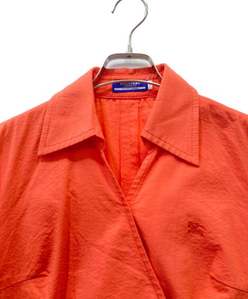 BURBERRY BLUE LABEL（バーバリーロンドンブルーレーベル）BURBERRY BLUE LABEL (バーバリーロンドンブルーレーベル) 半袖ワンピース オレンジ サイズ:Mの古着・服飾アイテム
