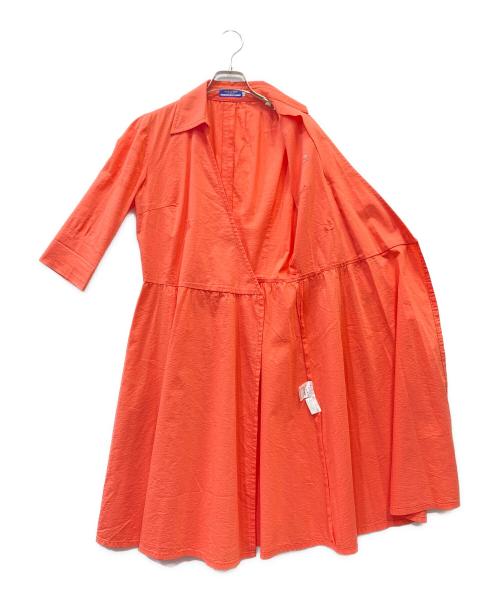 BURBERRY BLUE LABEL（バーバリーロンドンブルーレーベル）BURBERRY BLUE LABEL (バーバリーロンドンブルーレーベル) 半袖ワンピース オレンジ サイズ:Mの古着・服飾アイテム