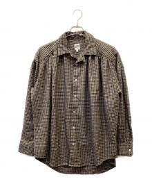 AiE（エーアイイー）の古着「長袖シャツ」｜ブラウン