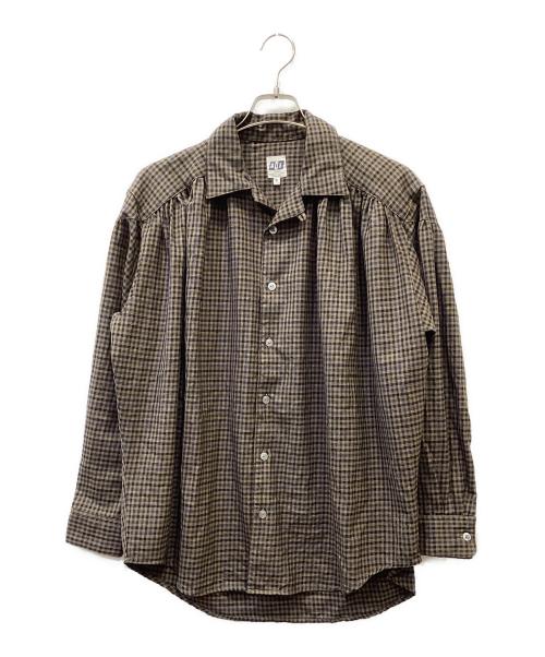 AiE（エーアイイー）AiE (エーアイイー) 長袖シャツ ブラウン サイズ:Sの古着・服飾アイテム