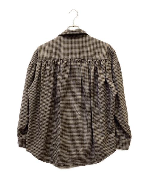 AiE（エーアイイー）AiE (エーアイイー) 長袖シャツ ブラウン サイズ:Sの古着・服飾アイテム