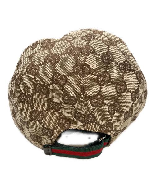 GUCCI（グッチ）GUCCI (グッチ) キャップ ブラウン サイズ:SIZE Sの古着・服飾アイテム