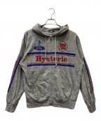 Hysteric Glamourヒステリックグラマー）の古着「ジップパーカー」｜グレー