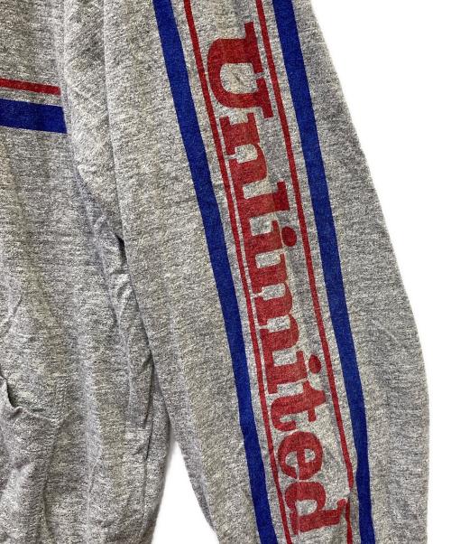 Hysteric Glamour（ヒステリックグラマー）Hysteric Glamour (ヒステリックグラマー) ジップパーカー グレー サイズ:Mの古着・服飾アイテム