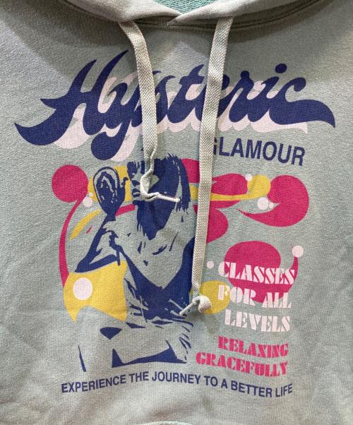 Hysteric Glamour（ヒステリックグラマー）Hysteric Glamour (ヒステリックグラマー) プルオーバーパーカー グリーン サイズ:Lの古着・服飾アイテム