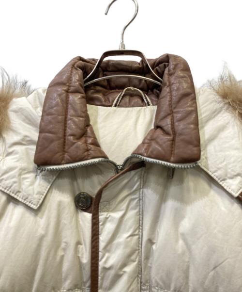 ONE TOP（ワントップ）ONE TOP (ワントップ) ダウンジャケット アイボリー サイズ:XSの古着・服飾アイテム