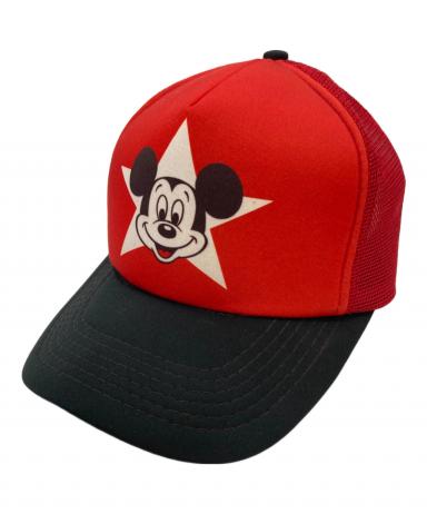 中古・古着通販】DISNEY (ディズニー) メッシュキャップ レッド サイズ