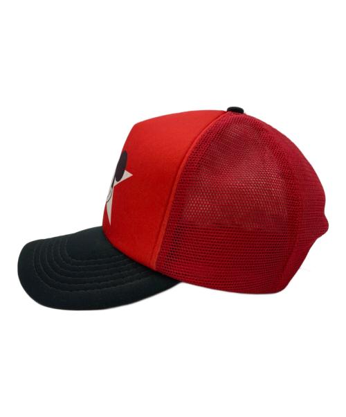 DISNEY（ディズニー）DISNEY (ディズニー) メッシュキャップ レッド サイズ:ONE-SIZEの古着・服飾アイテム