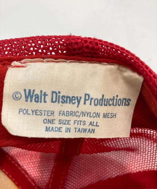 DISNEY（ディズニー）DISNEY (ディズニー) メッシュキャップ レッド サイズ:ONE-SIZEの古着・服飾アイテム