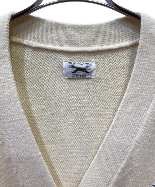 TOWN CRAFT（タウンクラフト）TOWN CRAFT (タウンクラフト) 厚手カーディガン アイボリー サイズ:Freeの古着・服飾アイテム