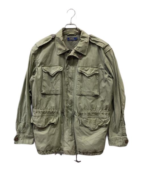 POLO RALPH LAUREN（ポロ・ラルフローレン）POLO RALPH LAUREN (ポロ・ラルフローレン) ミリタリージャケット カーキ サイズ:Lの古着・服飾アイテム
