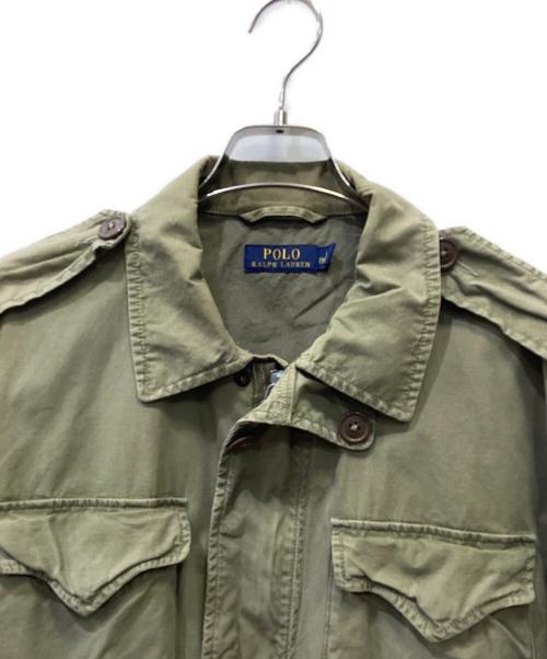 POLO RALPH LAUREN（ポロ・ラルフローレン）POLO RALPH LAUREN (ポロ・ラルフローレン) ミリタリージャケット カーキ サイズ:Lの古着・服飾アイテム