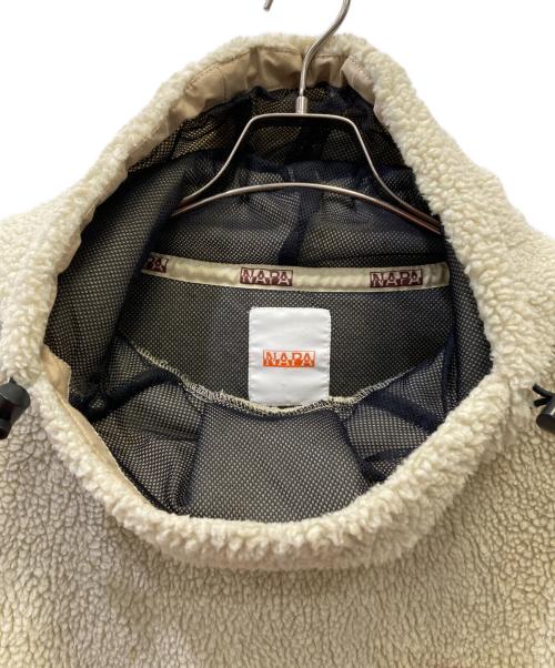 NAPAPIJRI（ナパピリ）NAPAPIJRI (ナパピリ) ボアパーカー ベージュ サイズ:Lの古着・服飾アイテム