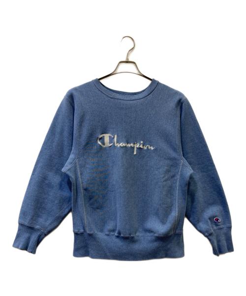 Champion REVERSE WEAVE（チャンピオン リバース ウィーブ）Champion REVERSE WEAVE (チャンピオン リバース ウィーブ) スウェット ブルー サイズ:Mの古着・服飾アイテム
