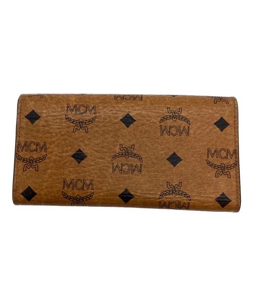 MCM（エムシーエム）MCM (エムシーエム) 長財布 ブラウンの古着・服飾アイテム