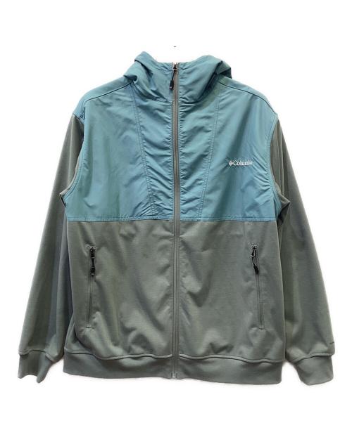 Columbia（コロンビア）Columbia (コロンビア) ウィルキンソンコーブフーディ ブルー×グレー サイズ:Lの古着・服飾アイテム