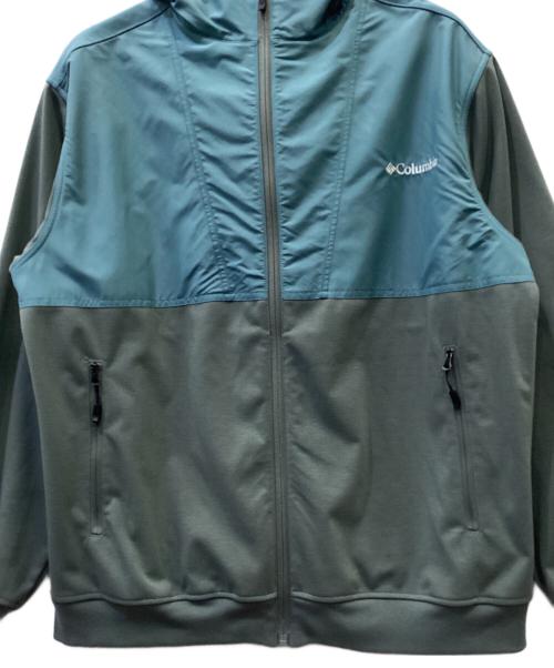 Columbia（コロンビア）Columbia (コロンビア) ウィルキンソンコーブフーディ ブルー×グレー サイズ:Lの古着・服飾アイテム
